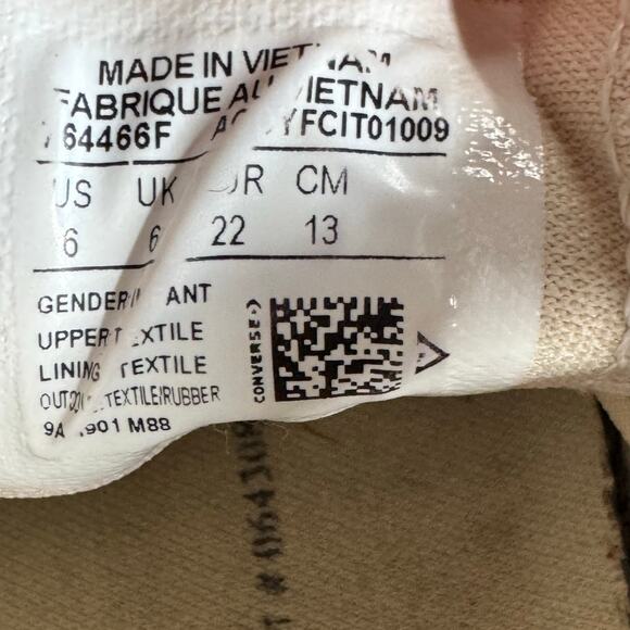 CONVERSE SHOES LITTLE KIDS 6C CHUCK TAYLOR ALL STAR HOOK AND LOOP OX PINK - Picture 3 of 9